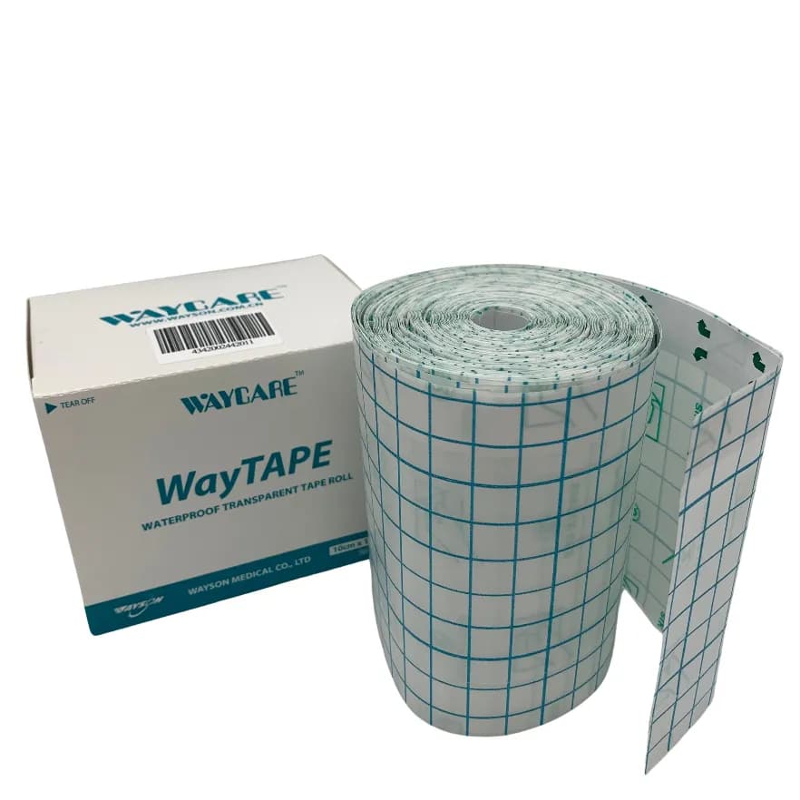 WAYCARE Wound Dressing Adhesive Tape Roll, Waterproof