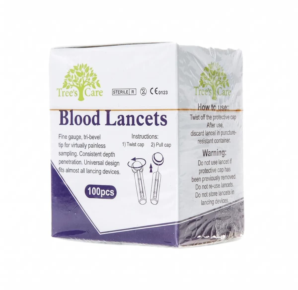 Blood Lancet (Flat) 100Pcs/Box