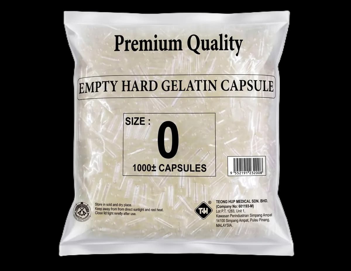 Empty Hard Gelatin Capsule