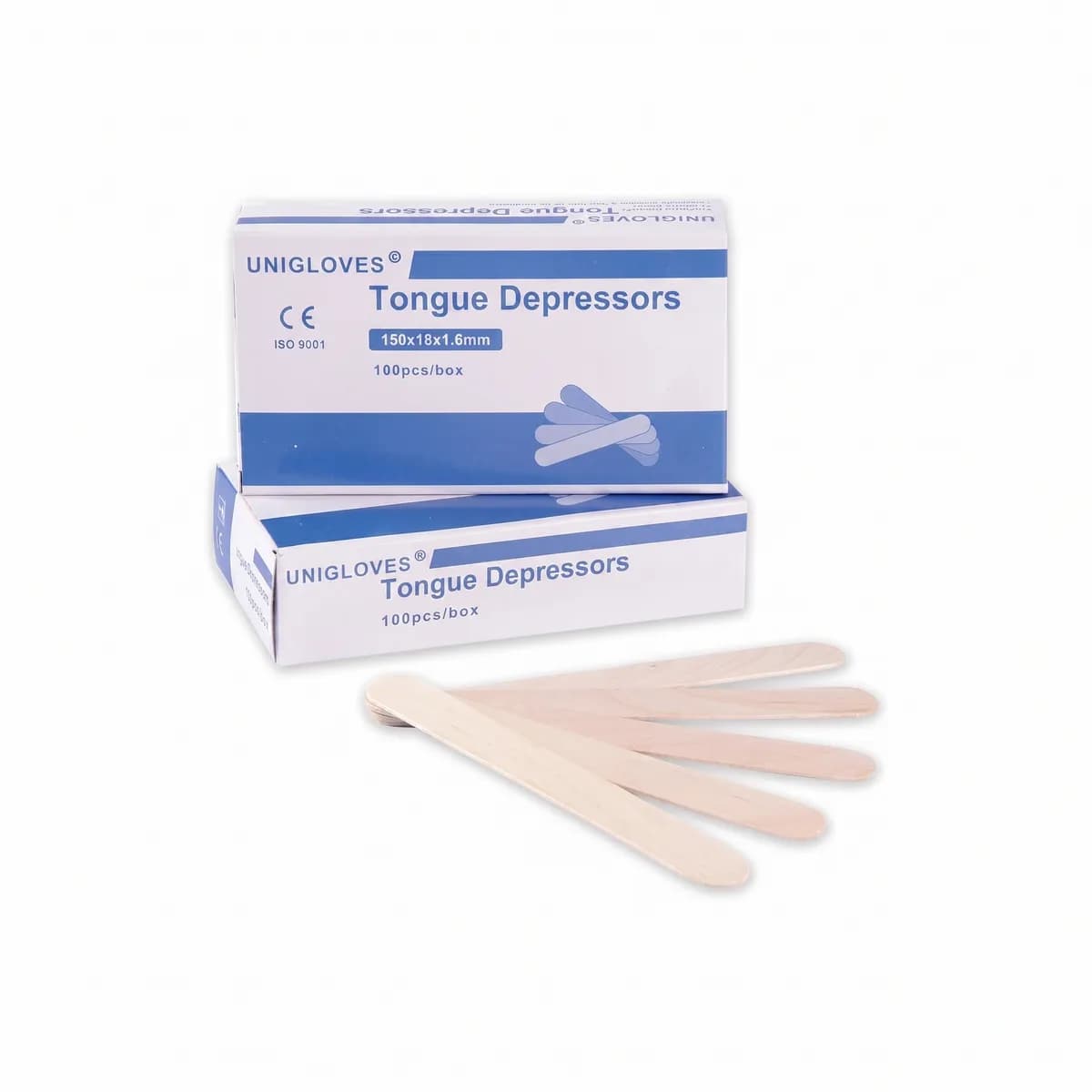 Wooden Tongue Depressor 100 Pcs/Box 